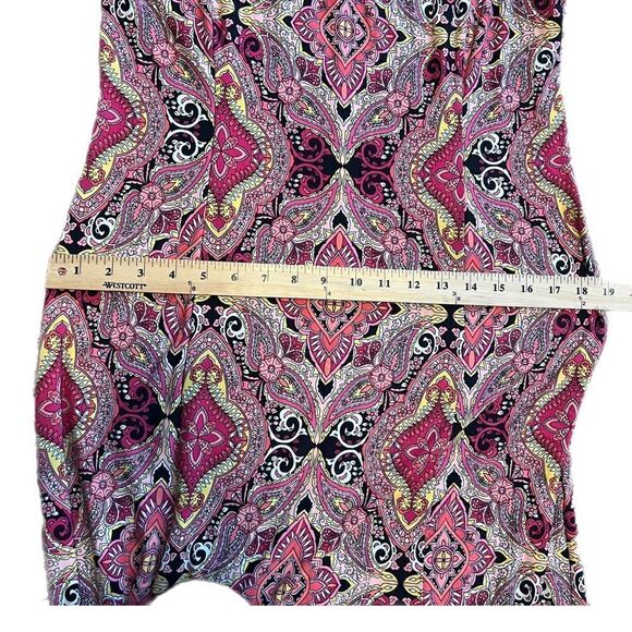 London Times Colorful Printed Maxi Sundress. Size 10. Great Condition!! - Picture 11 of 13